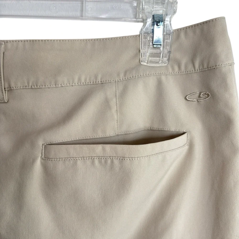 Columbia Golf Skort Womens Size 8 Khaki Tennis Pickleball Walking Classic Preppy